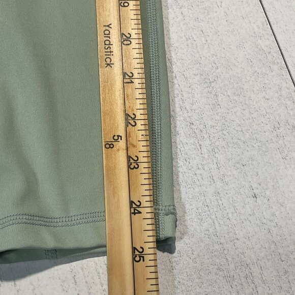 Papaya Active Womens Size Medium Leggings Sage Green Yoga Stretch High Waist - Picture 9 of 10